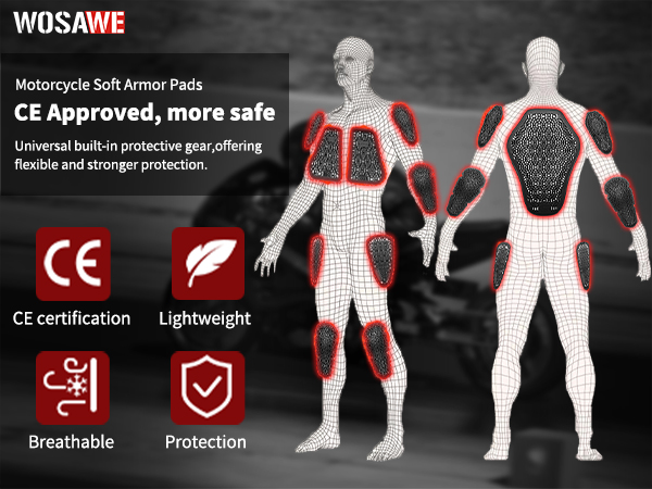 CE Level 1 Moto Motorcycle Bac - Motorcycle Gear Protection Levels ulasan dan harga