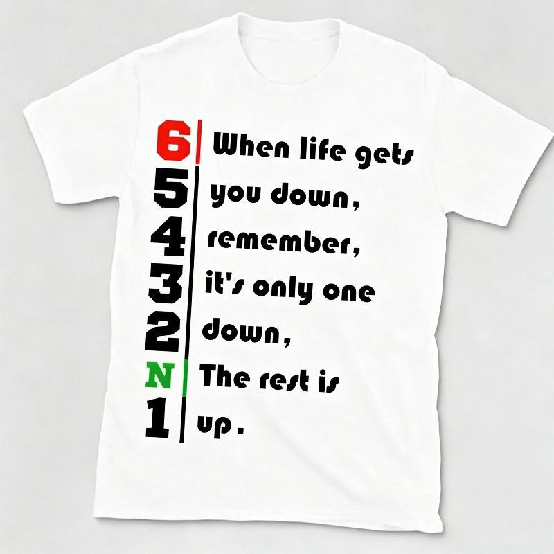 1N23456 Life Quote Graphic T-S - Motorcycle Gear Quotes ulasan dan harga