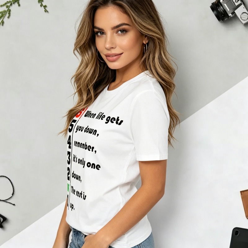 1N23456 Life Quote Graphic T-S - Motorcycle Gear Quotes ulasan dan harga