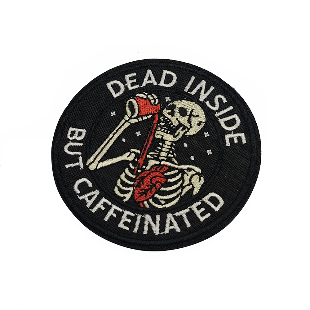 Humorous Skeleton Embroidered  - Motorcycle Gear Quotes ulasan dan harga