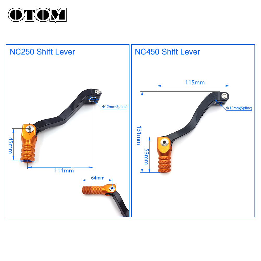 OTOM Folding Aluminum Gear Shi - Motorcycle Gear Lever Extender ulasan dan harga