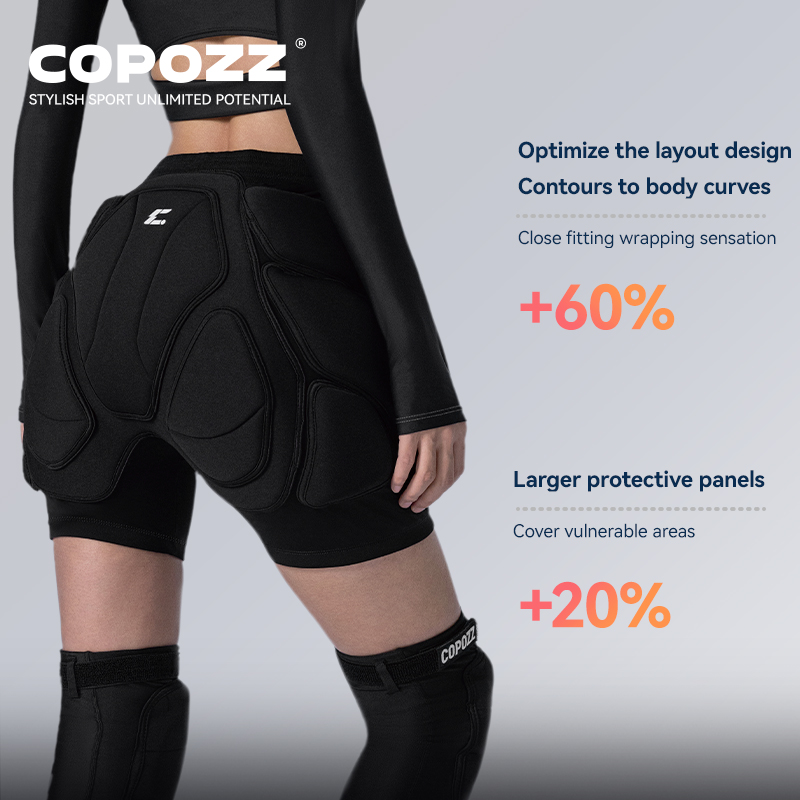 COPOZZ Upgraded Ski Knee Pads  - Motorcycle Gear On Sale ulasan dan harga