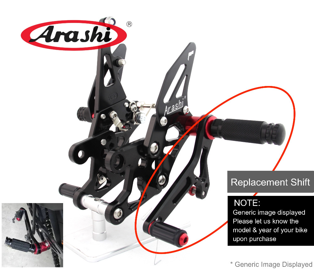 Arashi Adjustable Rearsets Rep - Motorcycle Gear Lever Extender ulasan dan harga